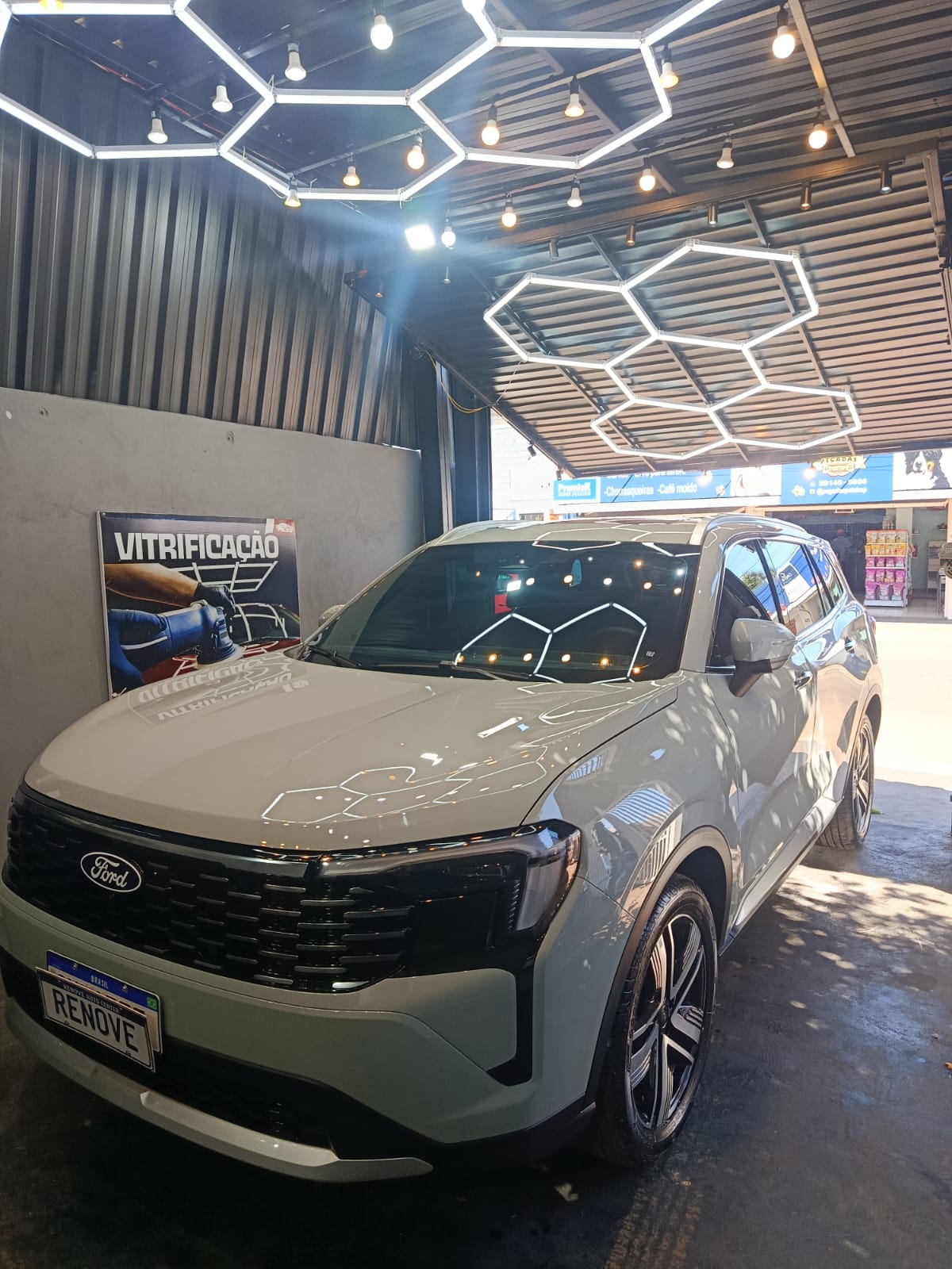 Ford Territory após vitrificação no box da Renove